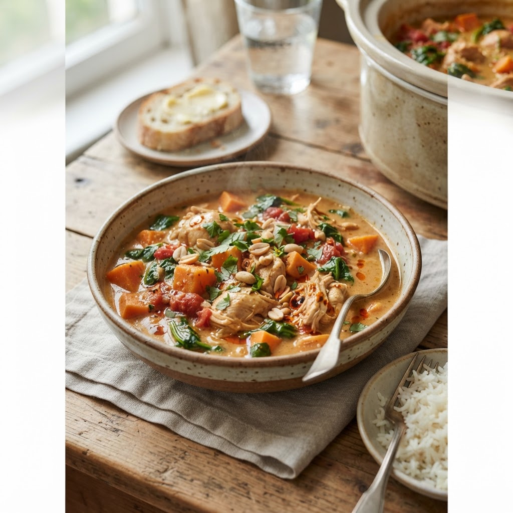 Slow Cooker Chicken Peanut Stew