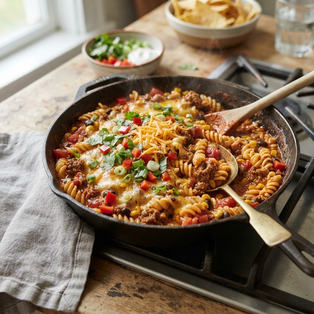 One Pot Taco Pasta
