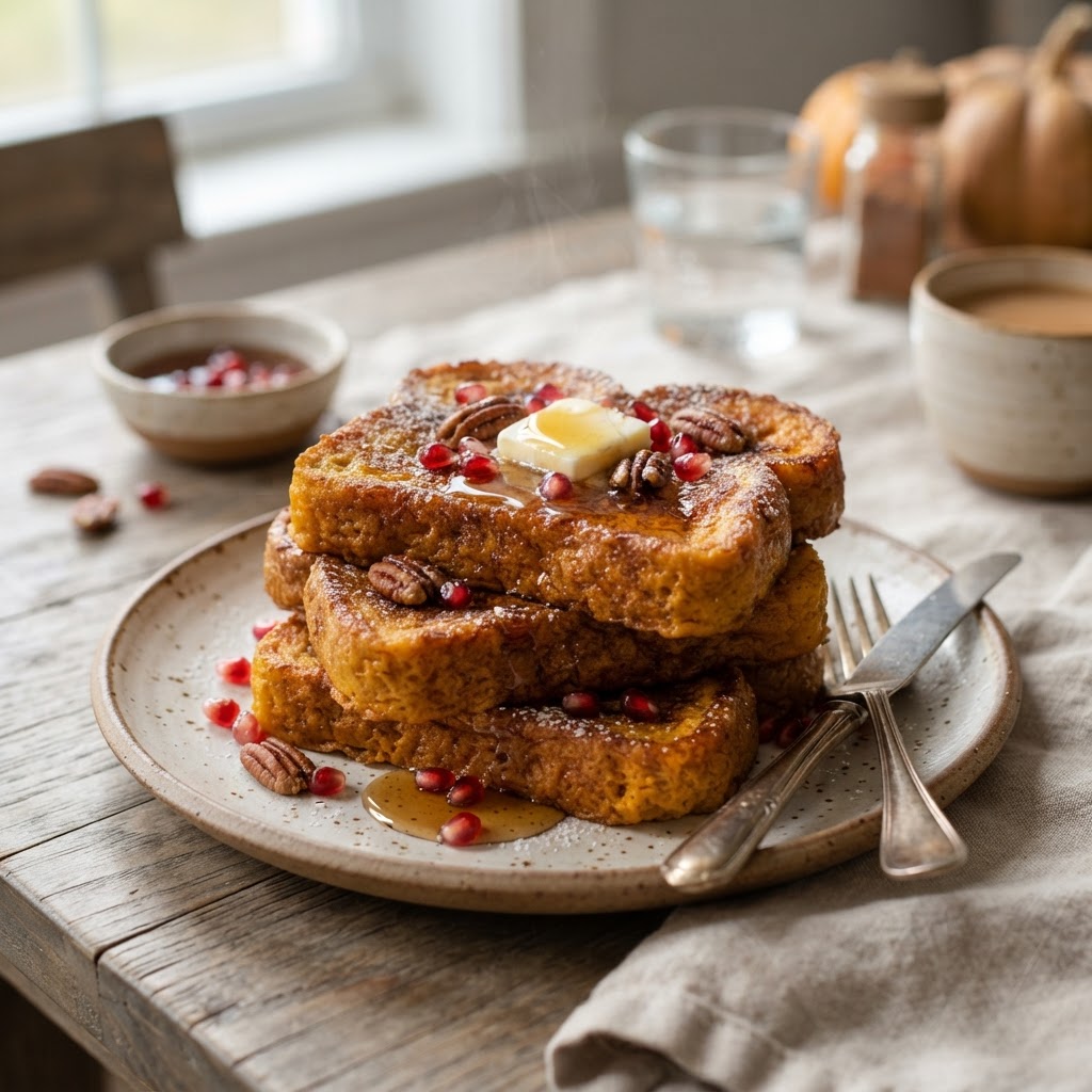 Air Fryer Pumpkin Spice French Toast