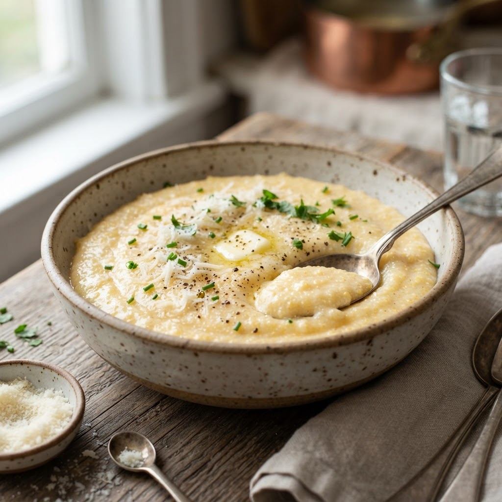 Creamy Polenta with Parmesan