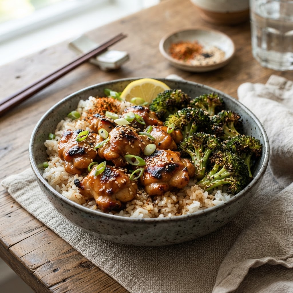 Japanese Miso Chicken Bowls