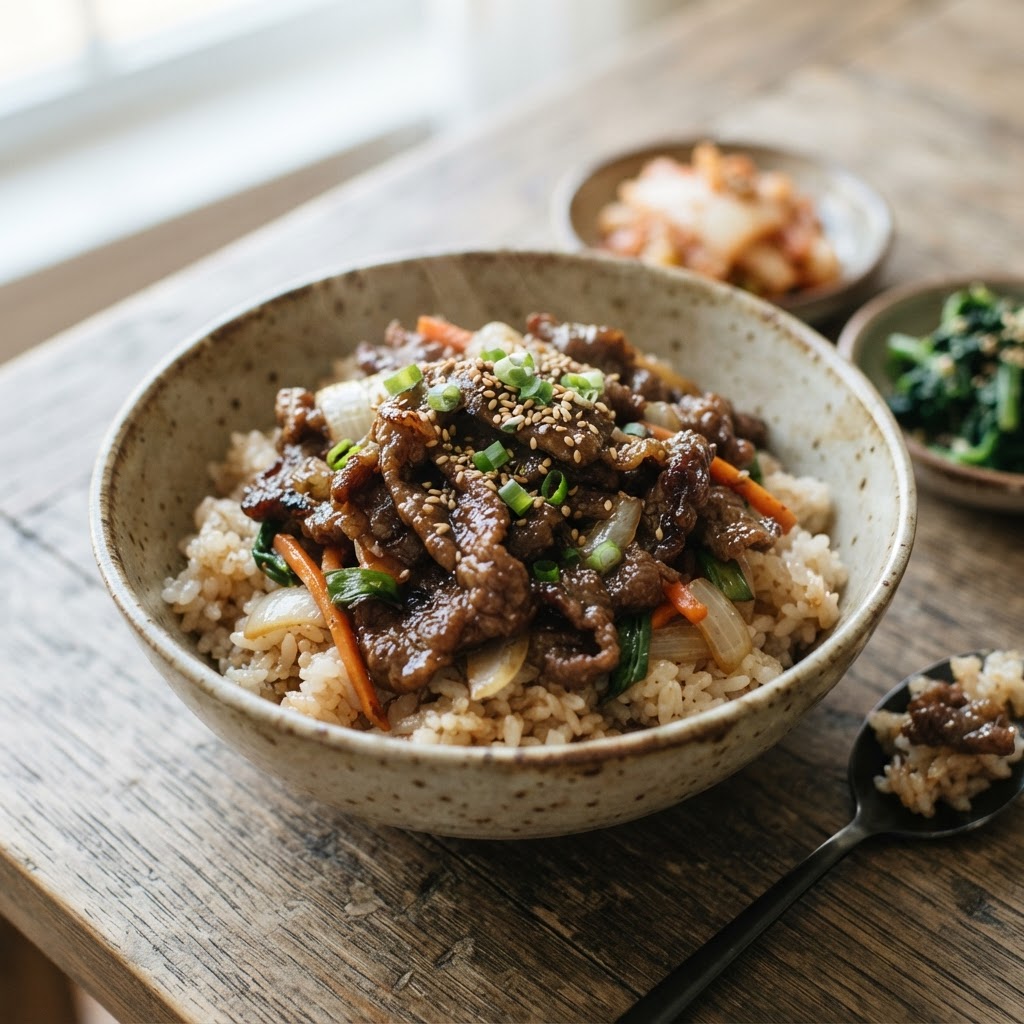 Korean-inspired Beef Bulgogi Bowl
