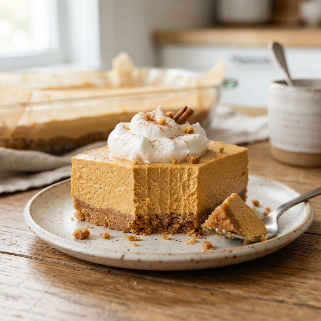 No-Bake Pumpkin Cheesecake Bars