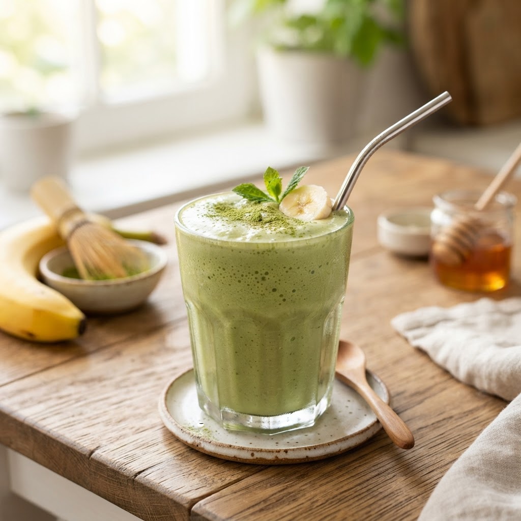 Matcha Banana Smoothie
