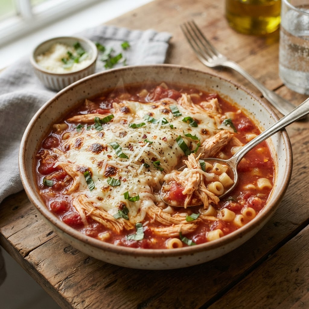 Chicken Parmesan Soup