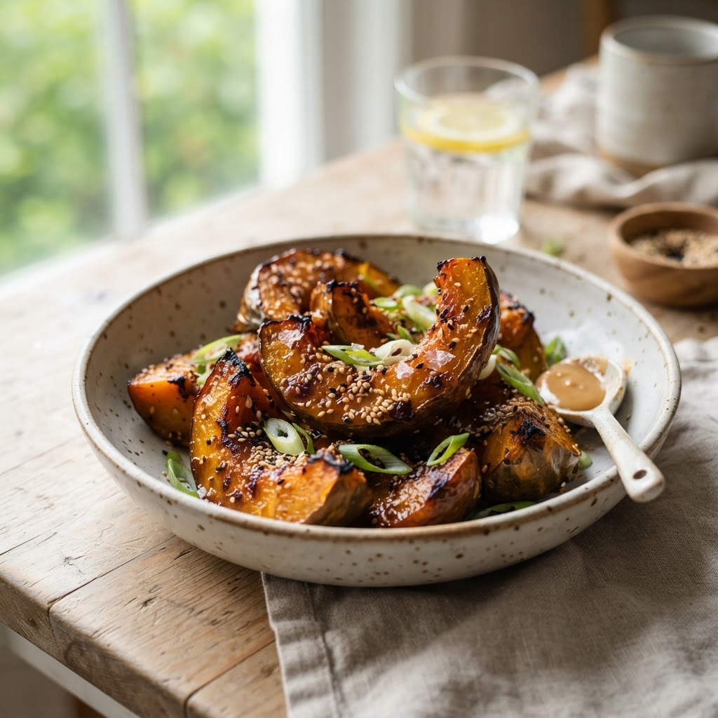 Miso Maple Kabocha Squash