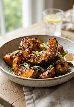 Miso Maple Kabocha Squash