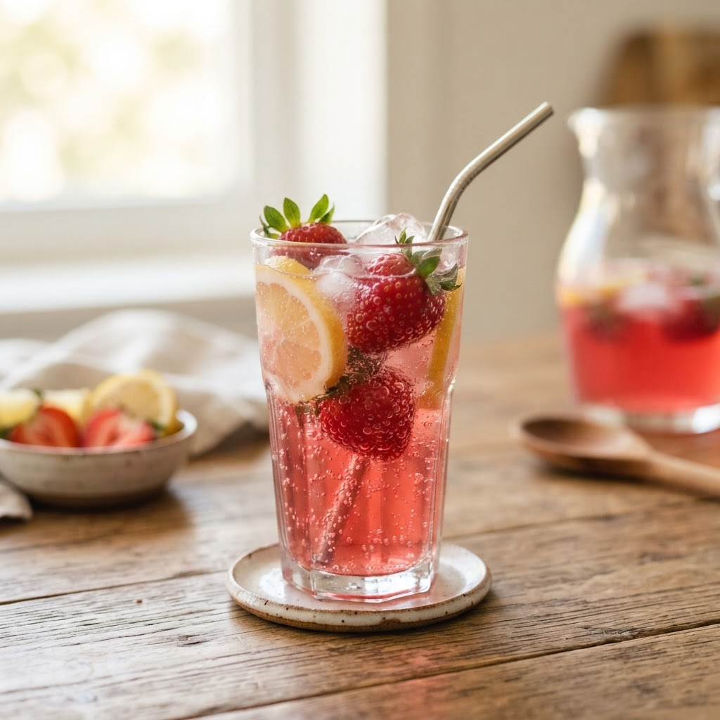 Fresh Strawberry Lemonade