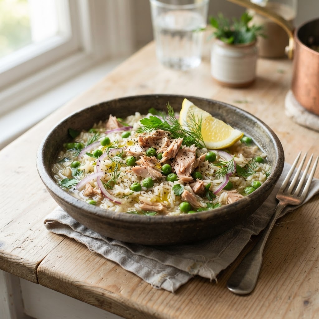 One-Pot Lemon Dill Tuna Rice