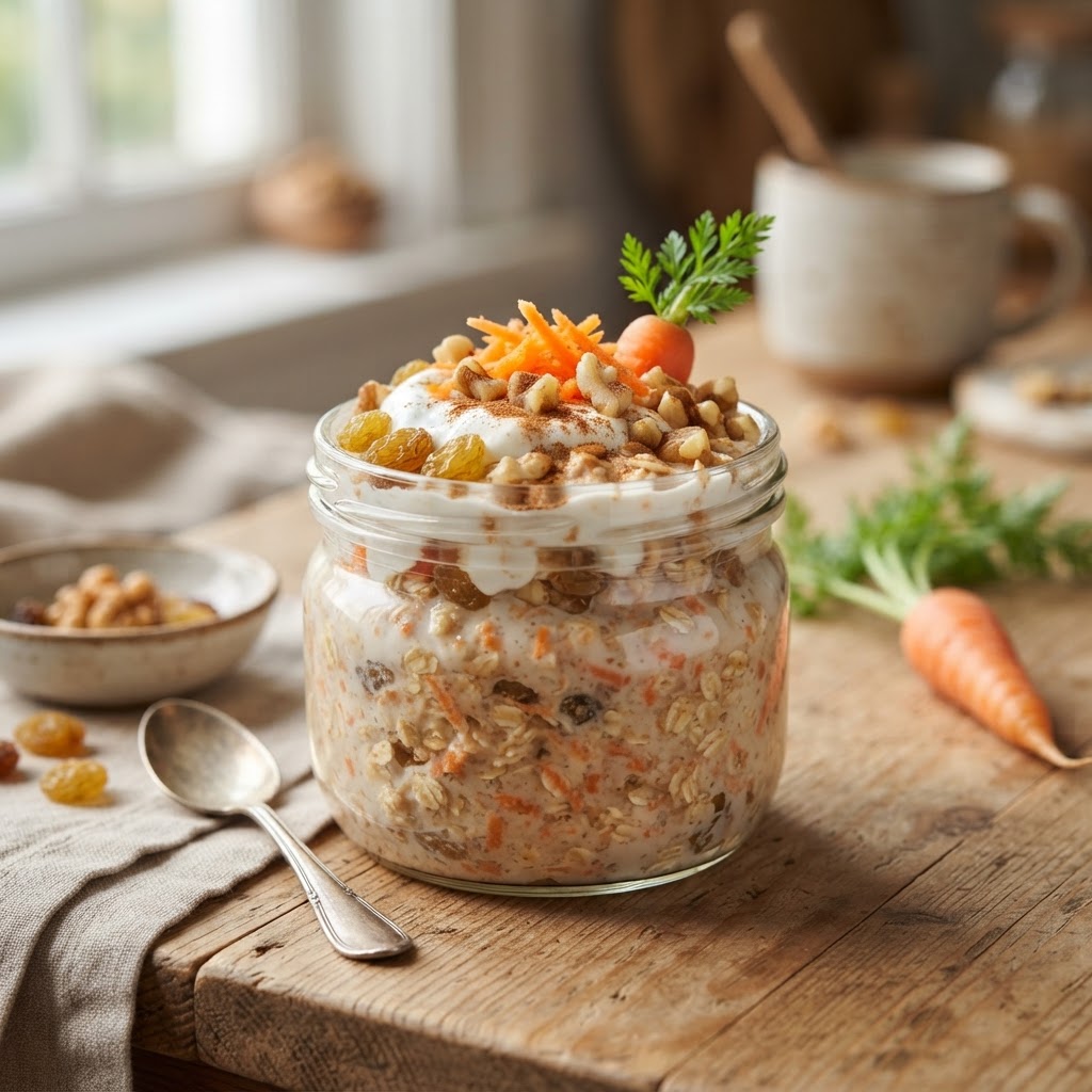 Carrot Cake Overnight Oats