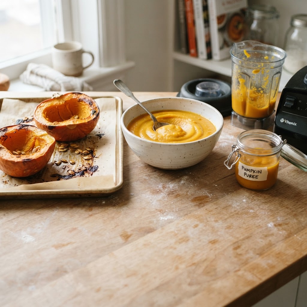 How to Make Pumpkin Puree From Fresh Pumpkin