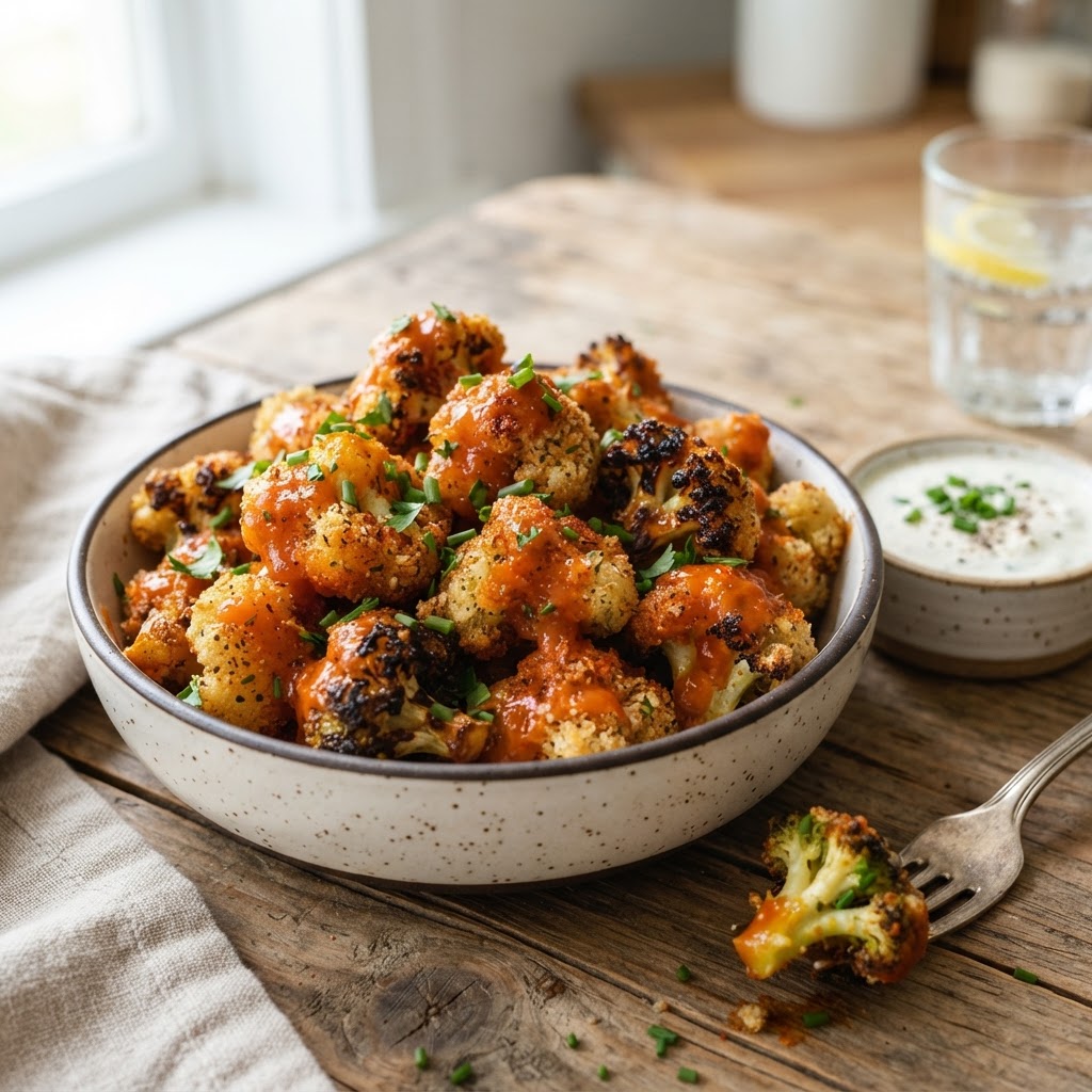 Buffalo Broccoli Bites