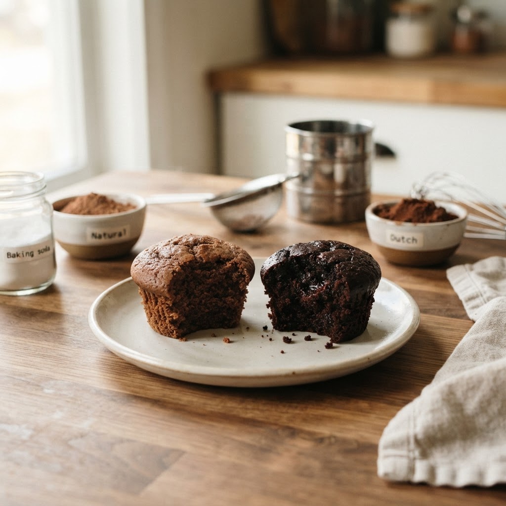 Natural vs Dutch-Process Cocoa: What Changes in Baking