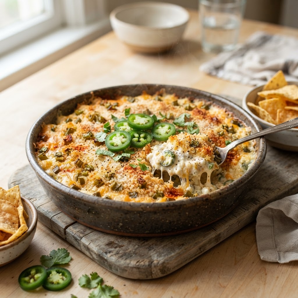 Cottage Cheese Jalapeño Popper Dip