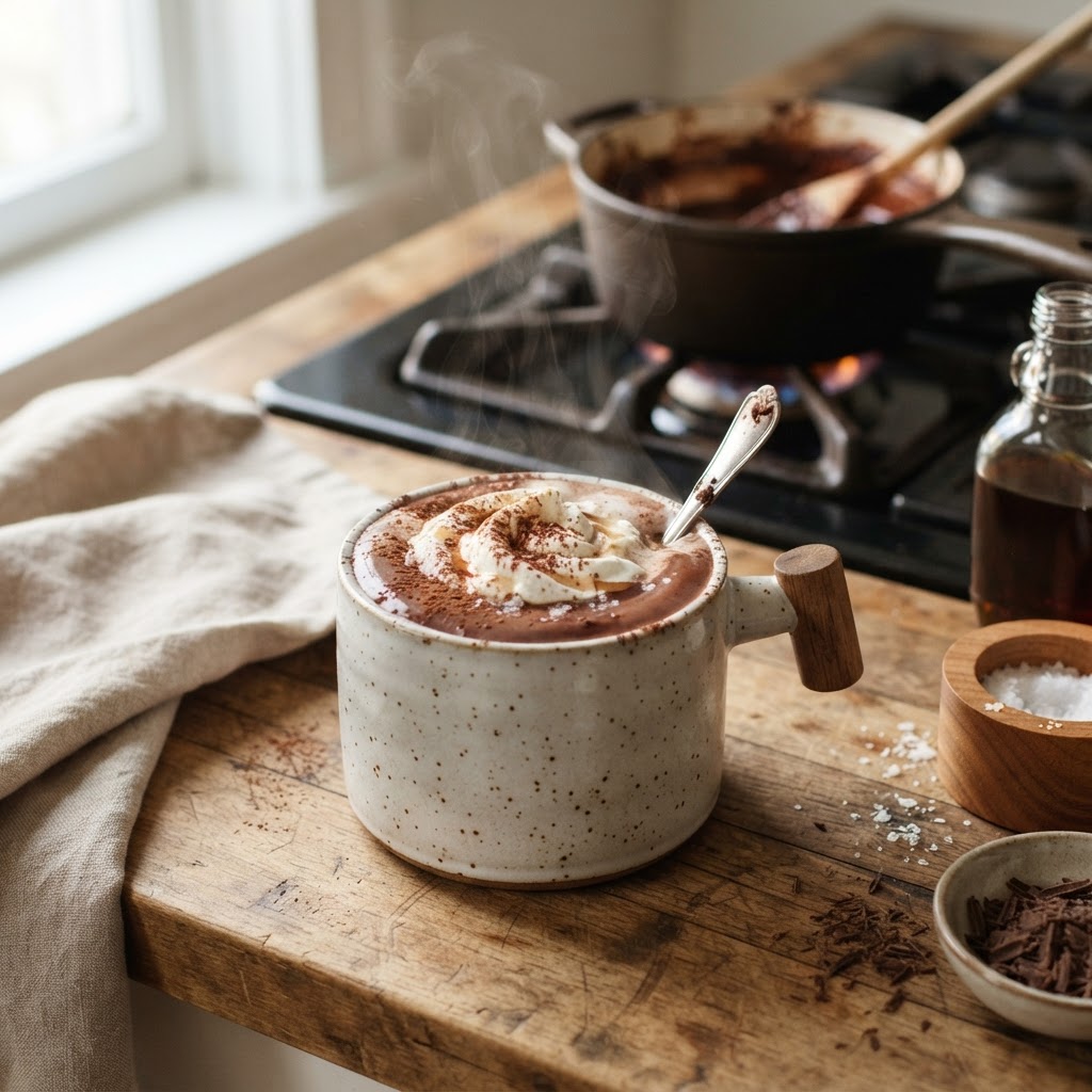 Maple Sea Salt Hot Chocolate