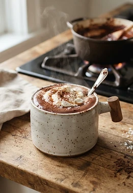 Maple Sea Salt Hot Chocolate