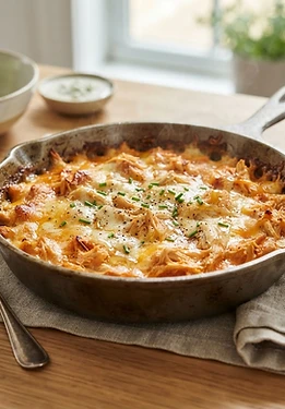 Creamy Buffalo Chicken Skillet
