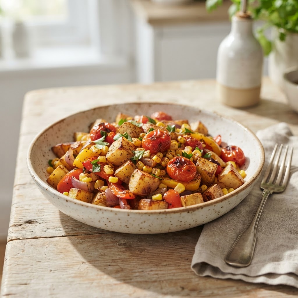 Roasted Potato and Vegetable Hash