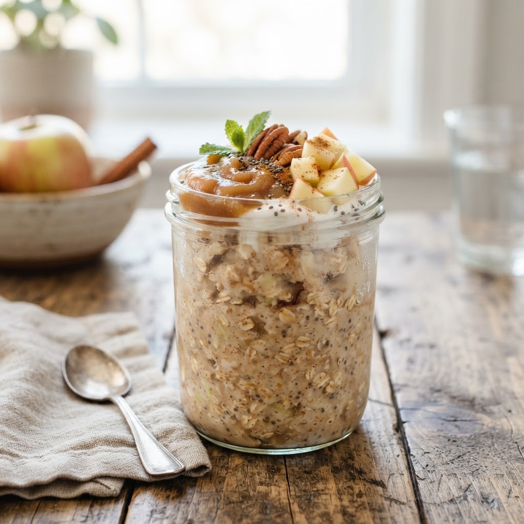 Apple Butter Overnight Oats
