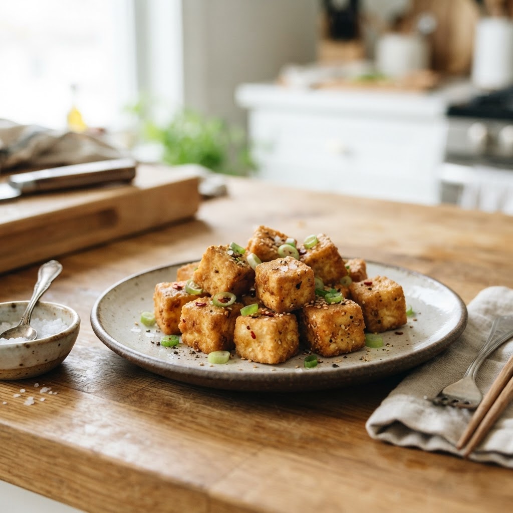 Crispy Tofu: Pressing, Drying, Starch, and the Best Cooking Methods