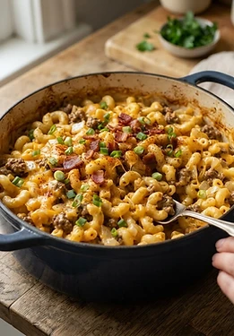 One Pot Cheeseburger Pasta