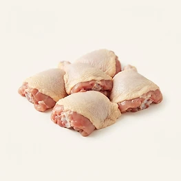 chicken thighs, bone-in, skin-on