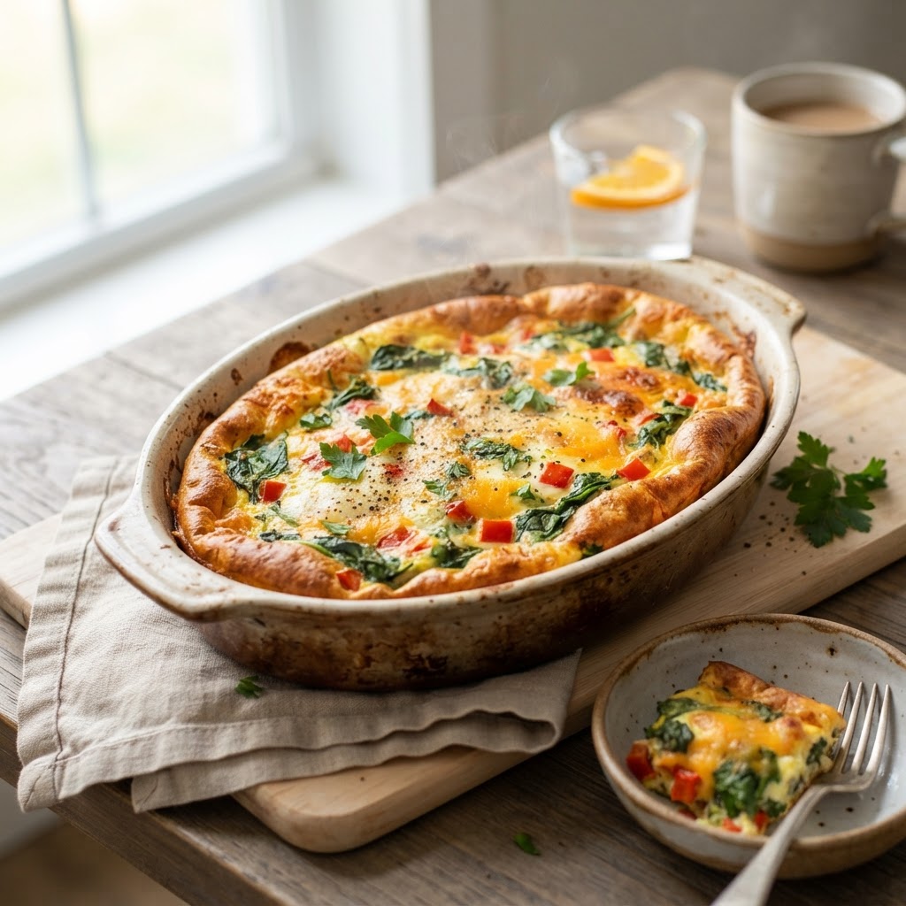 Cottage Cheese Egg Bake