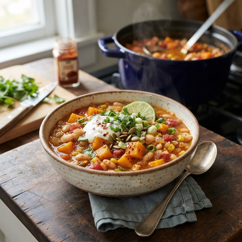 Butternut Squash White Bean Chili