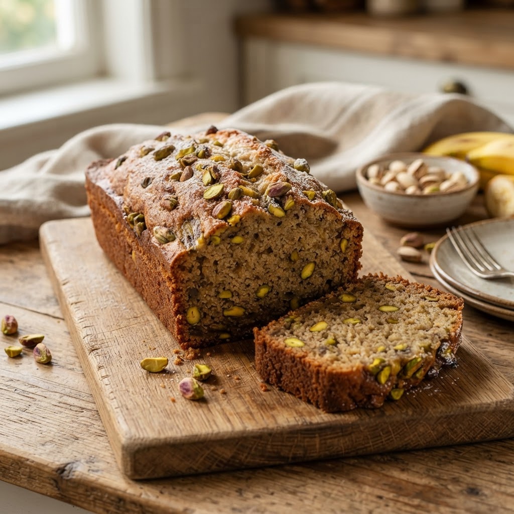 Pistachio Banana Bread