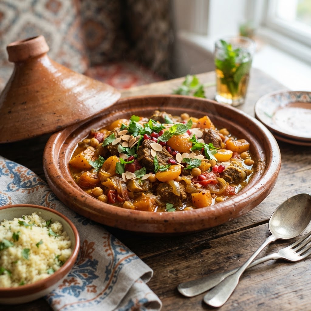 Moroccan Lamb and Butternut Squash Tagine