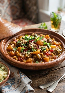 Moroccan Lamb and Butternut Squash Tagine