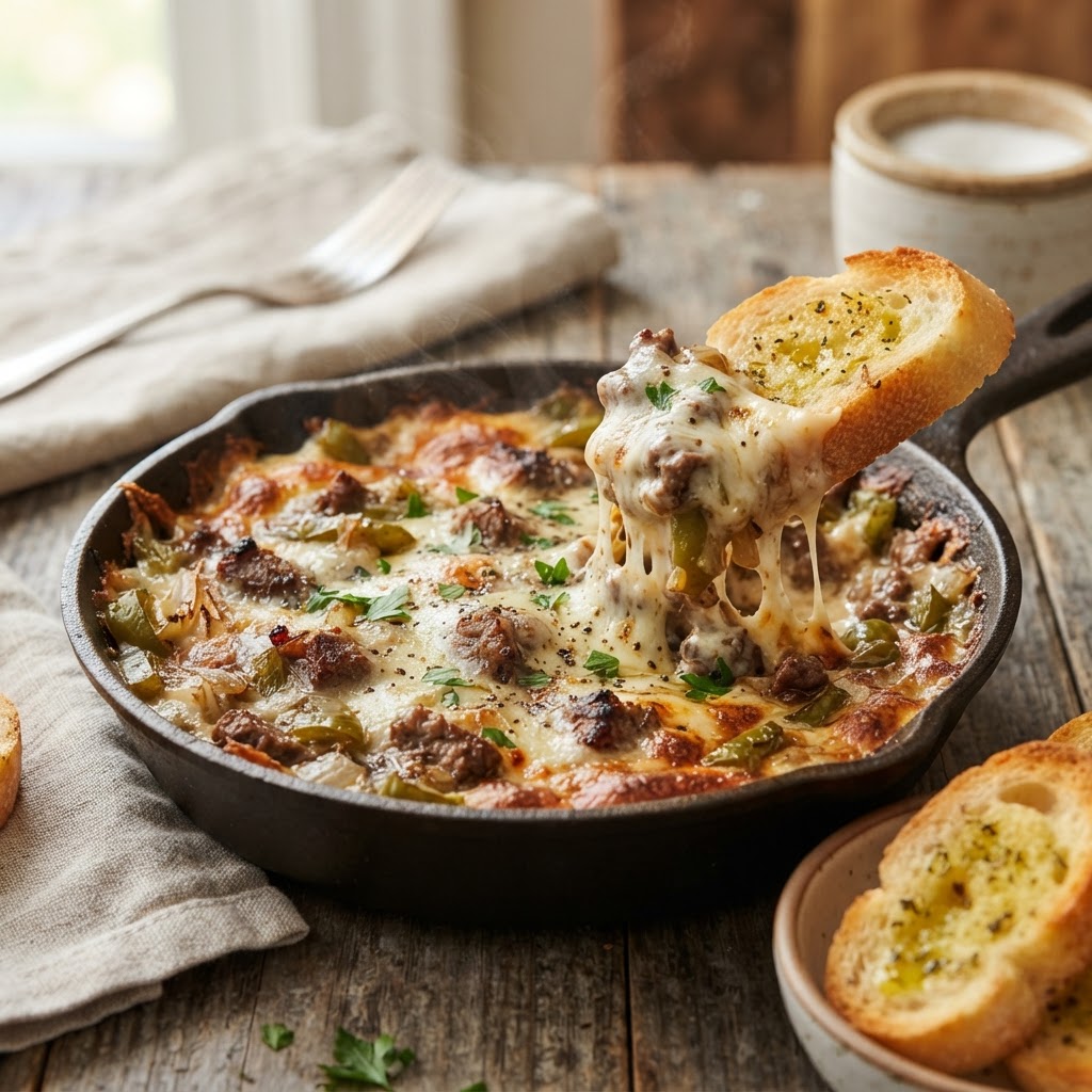 Philly Cheesesteak Dip