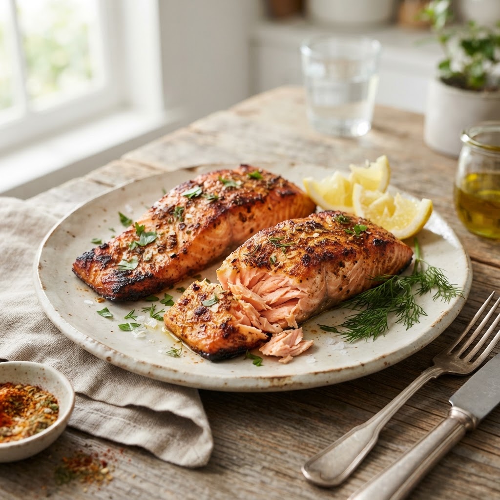Air Fryer Salmon