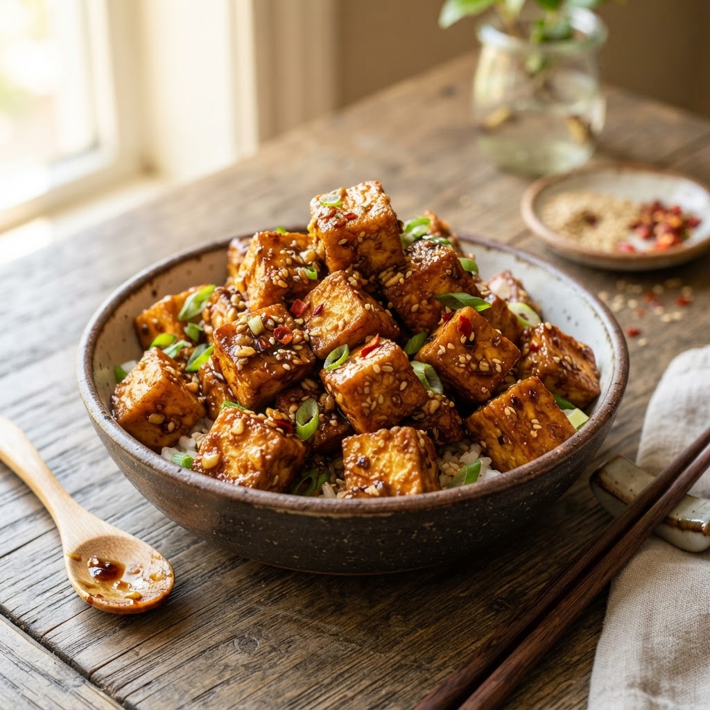 Crispy Air Fryer Tofu