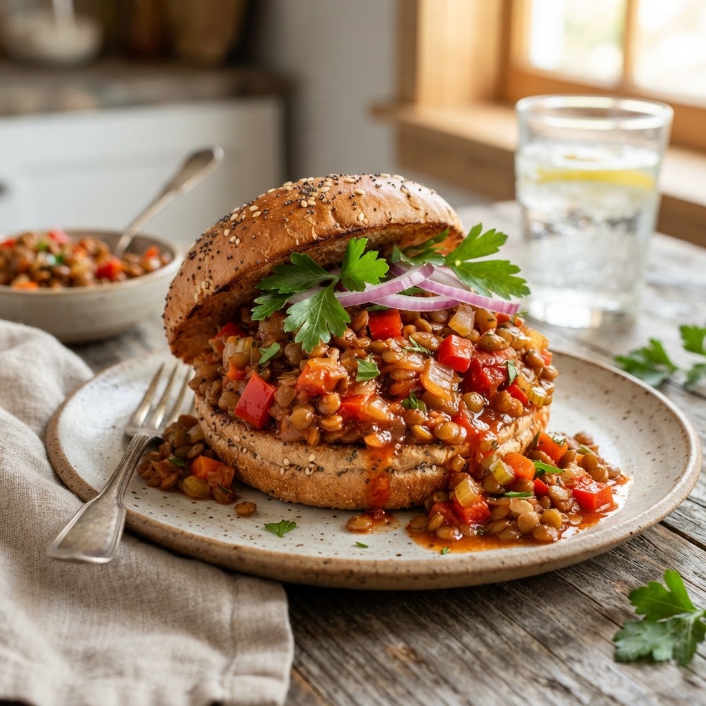 Lentil Sloppy Joes