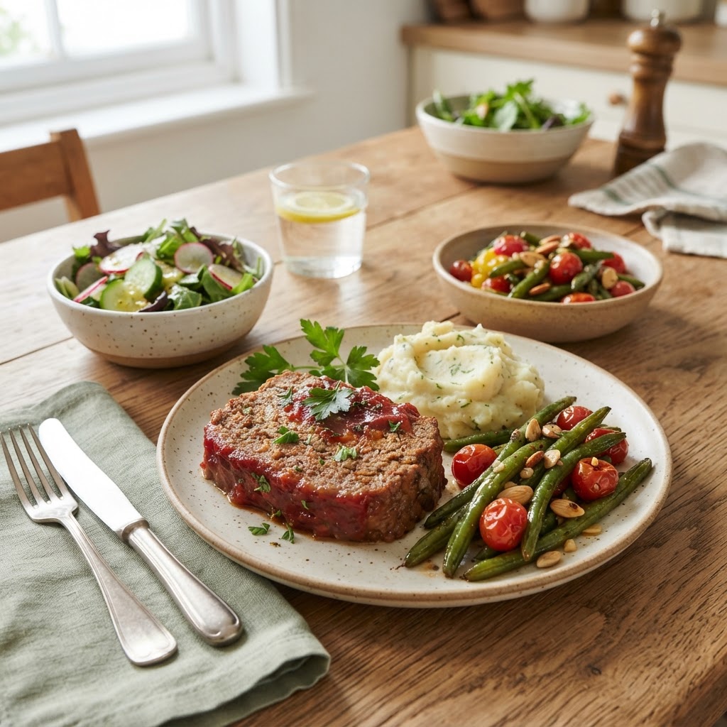 What to Serve With Meatloaf for a Balanced Dinner