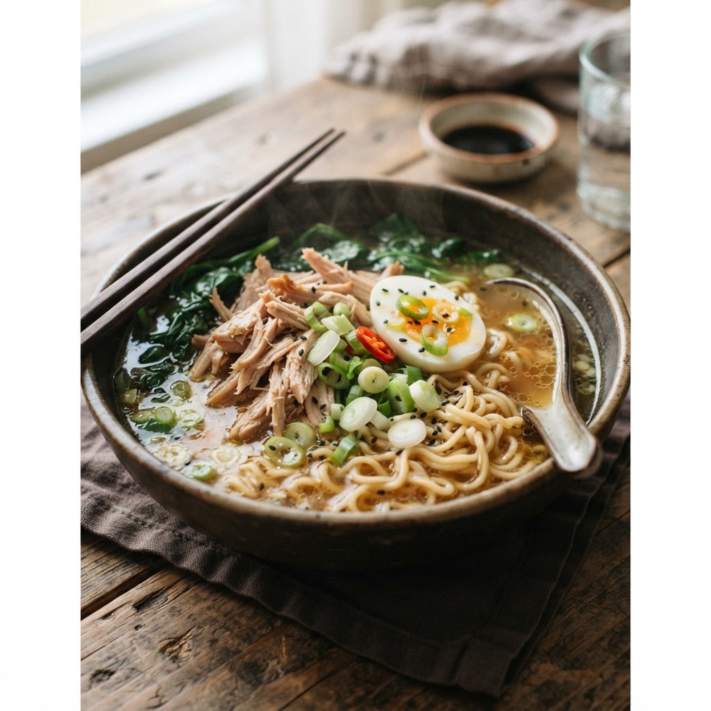 Leftover Turkey Ramen