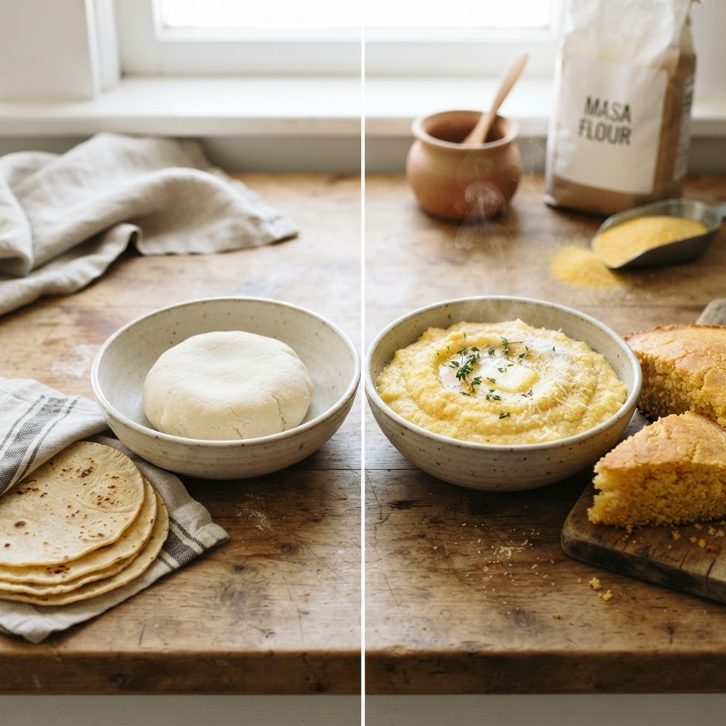 Masa Harina vs Cornmeal: Why They Aren’t Interchangeable