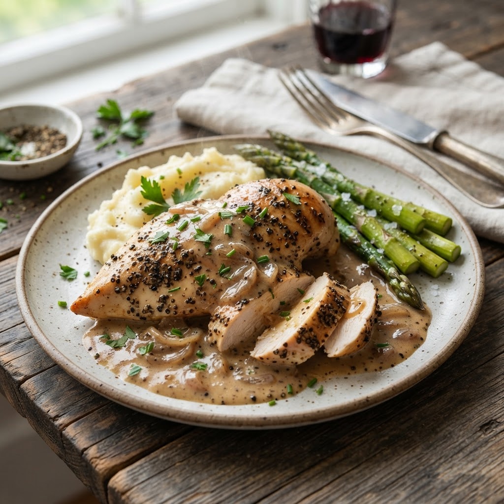 Chicken au Poivre