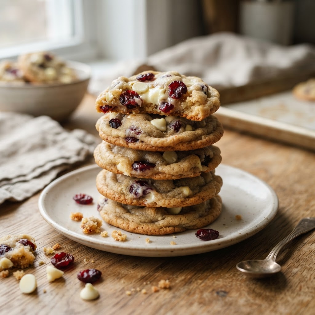 Cranberry White Chocolate Cookies