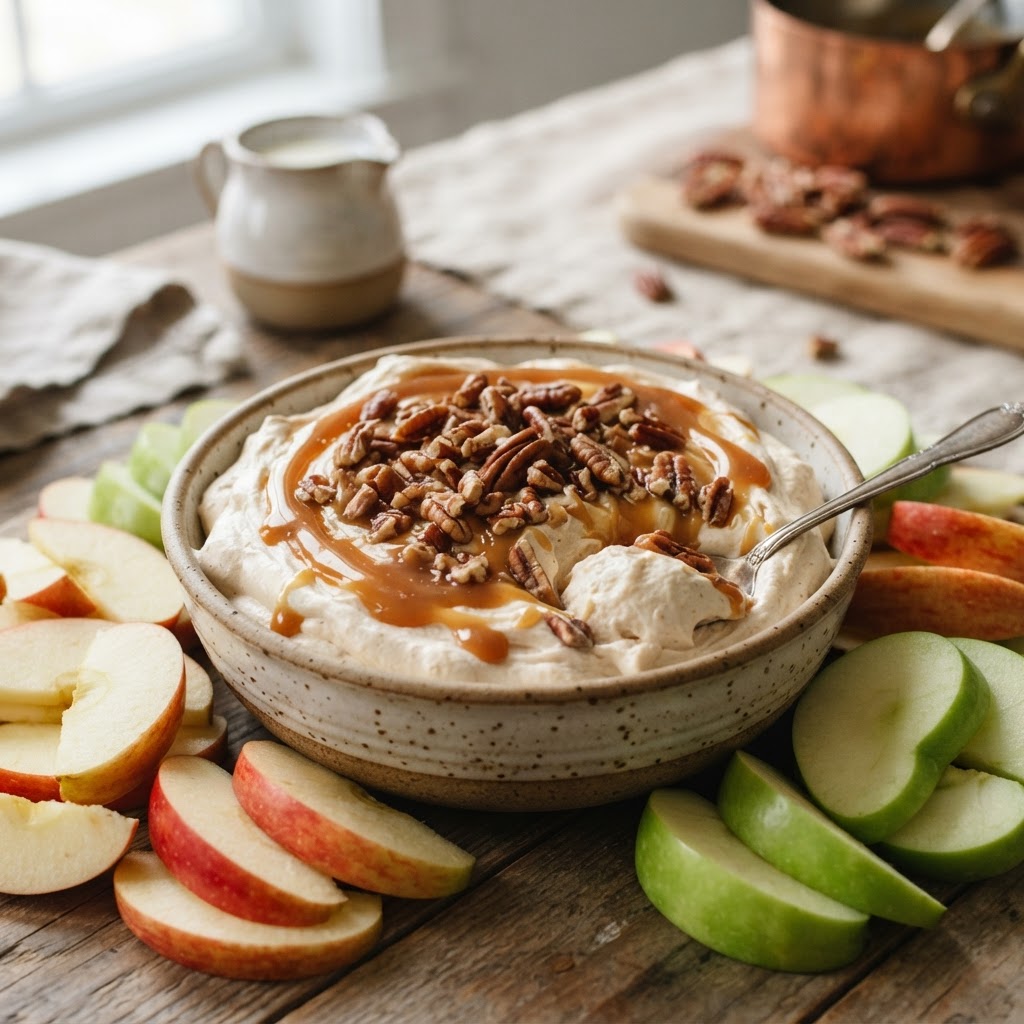 Caramel Apple Cheesecake Dip