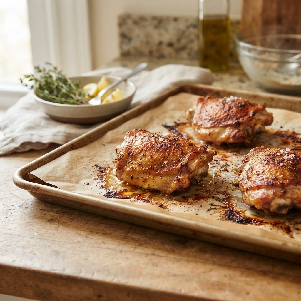 How Long to Bake Chicken Thighs at 425°F