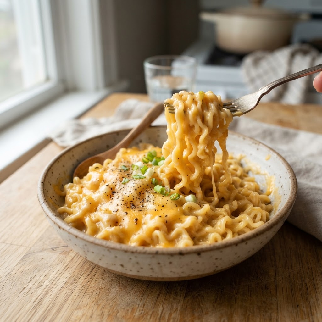 Ramen Mac and Cheese
