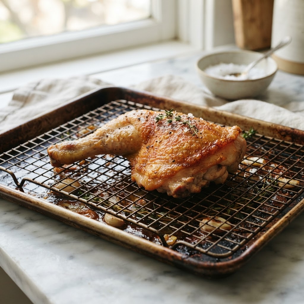 How to Get Crispy Chicken Skin in the Oven