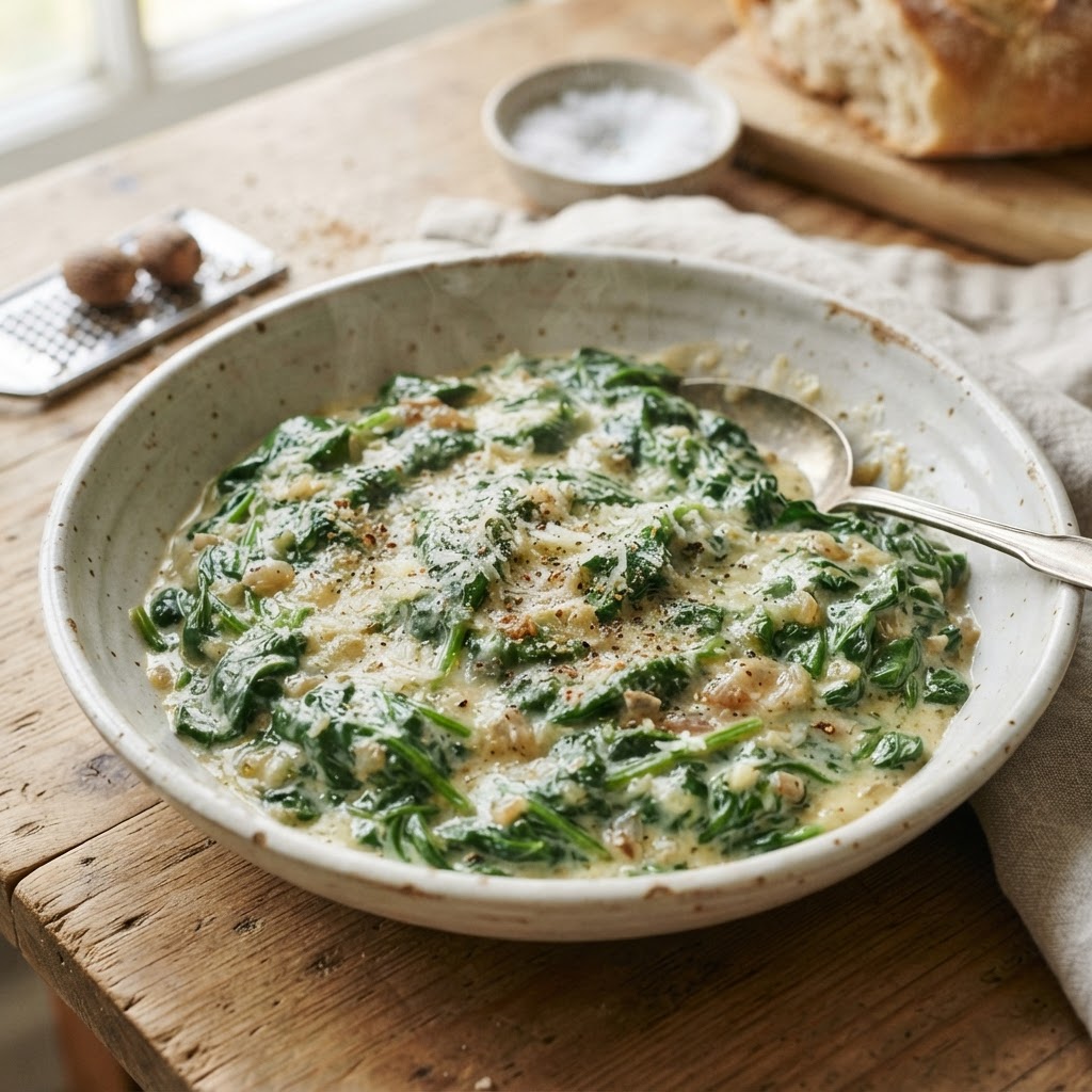 Creamed Spinach with Cream Cheese