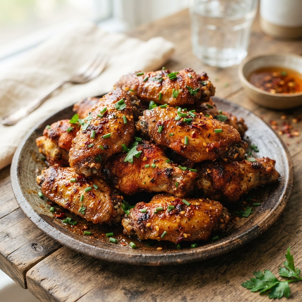 Hot Honey Chicken Wings
