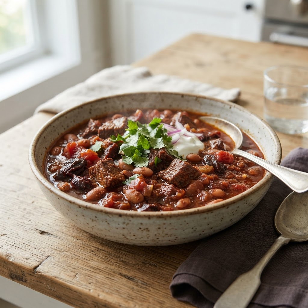 Smoky Chipotle Beef Chili