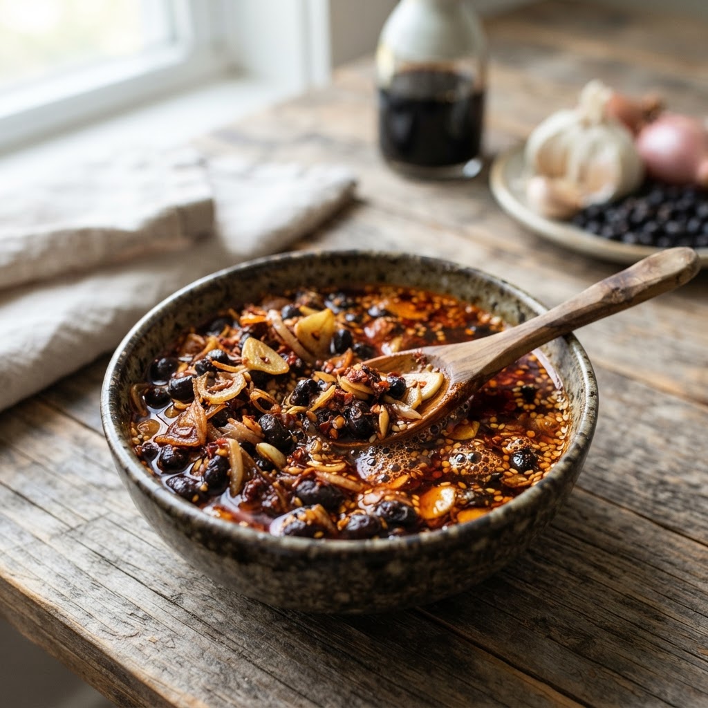 Fermented Black Bean Chili Crisp