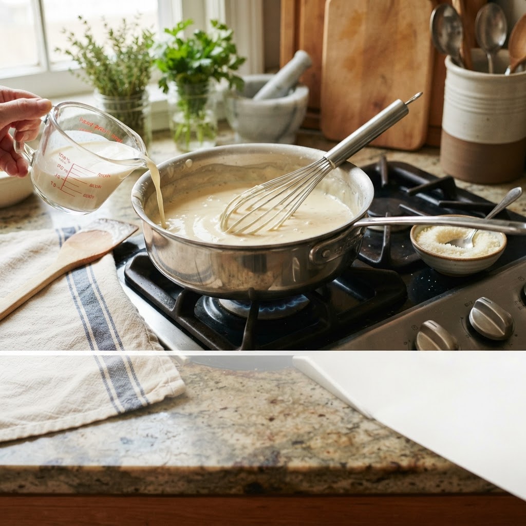 How to Fix a Broken Cream Sauce
