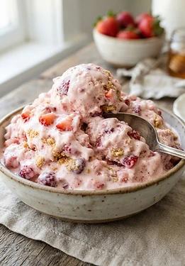 Ninja Creami Strawberry Cheesecake Ice Cream